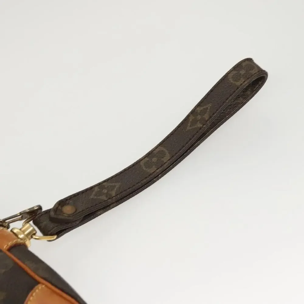 Louis Vuitton Monogram Marly Dragonne GM Clutch Bag Brown